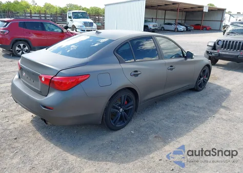 2015 Infiniti Q50 Premium z USA, uszkodzony, nr VIN JN1BV7AP5FM354132